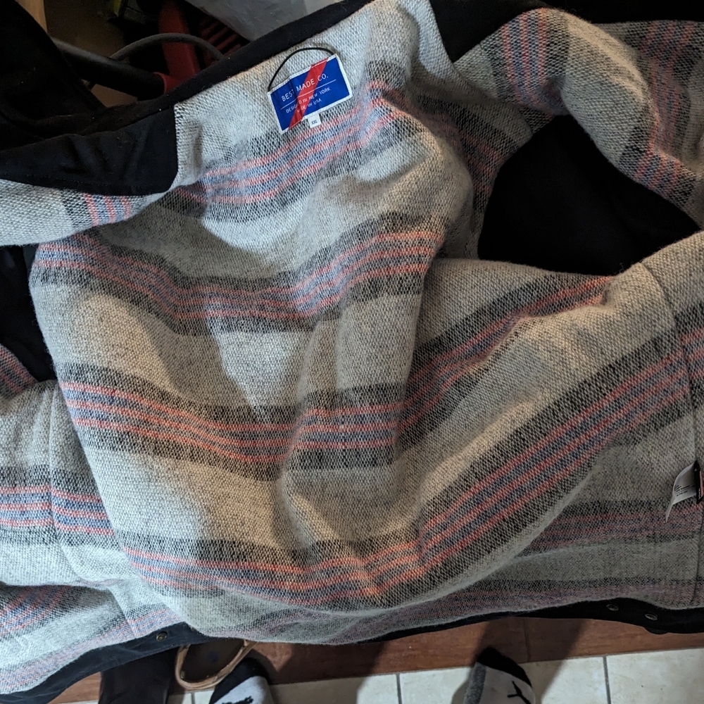 Dead Stock Best Made Company Cotton and Wool Blanket Lined Ranch Coat Men's XXL